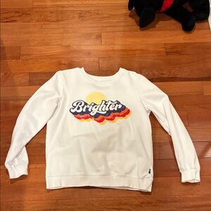 ZYIA Brighter White Crew Neck Sweater